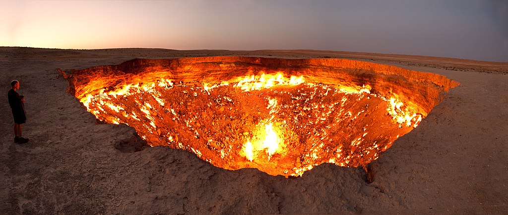 Wrota Piekieł: zdjęcie krateru